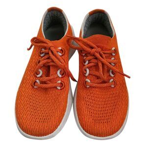 Allbirds Tree Dasher 2 Shoes Womens 8 Rad‎ Rust Orange Sneakers Casual Lace Up